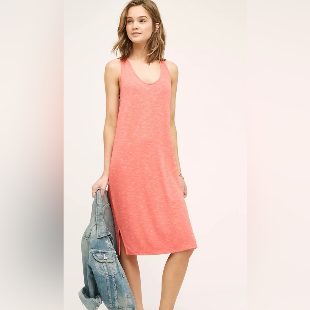 Saturday Sunday by Anthropologie Orange Asa Dress Size Small